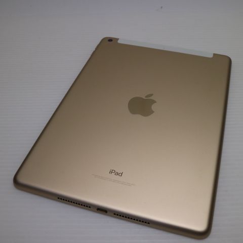超美品 SIMフリー iPad 第5世代 32GB ゴールド タブレット 白ロム 即日