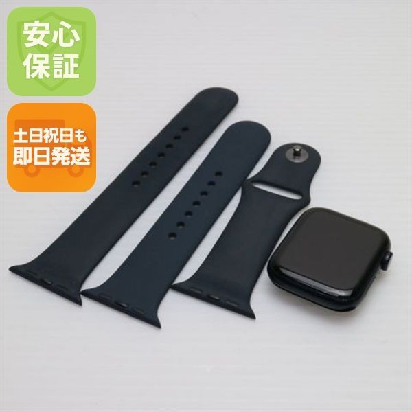 美品 Apple Watch SE（第2世代） 44mm GPS ミッドナイト スマホ 土日祝