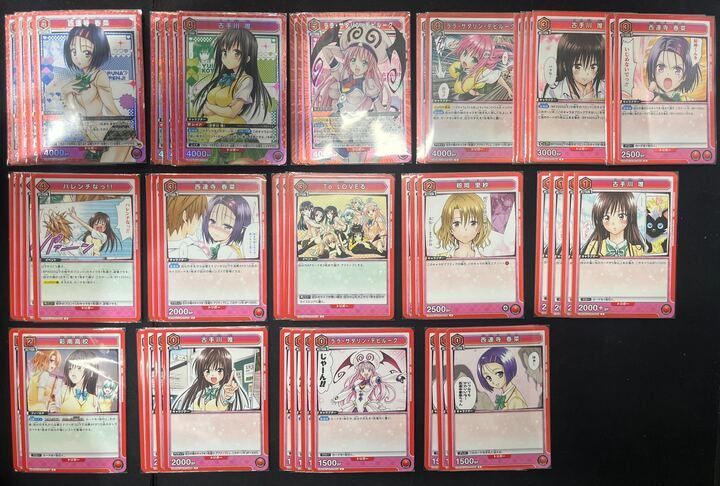デッキ】 To LOVEる -とらぶる- 赤 ララ＋西連寺＋古手川 【UNIONARENA
