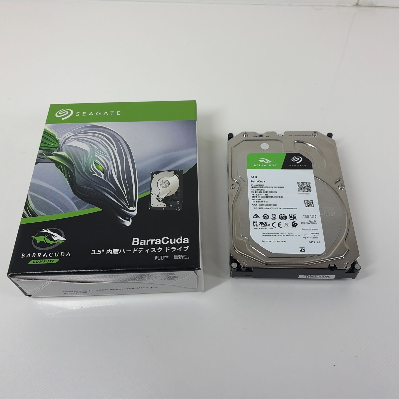 中古・美品】Seagate Barracuda 8TB 内蔵型HDD - メルカリ