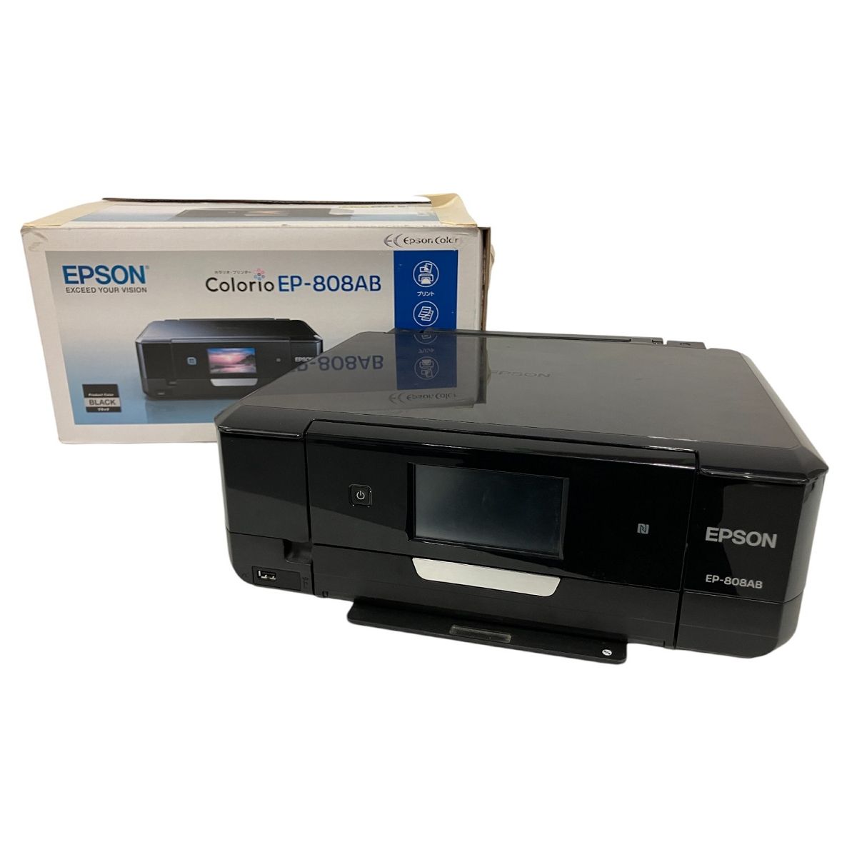 EPSON EP-808AB 複合機 コピー機 プリンター 家電 中古 訳あり
