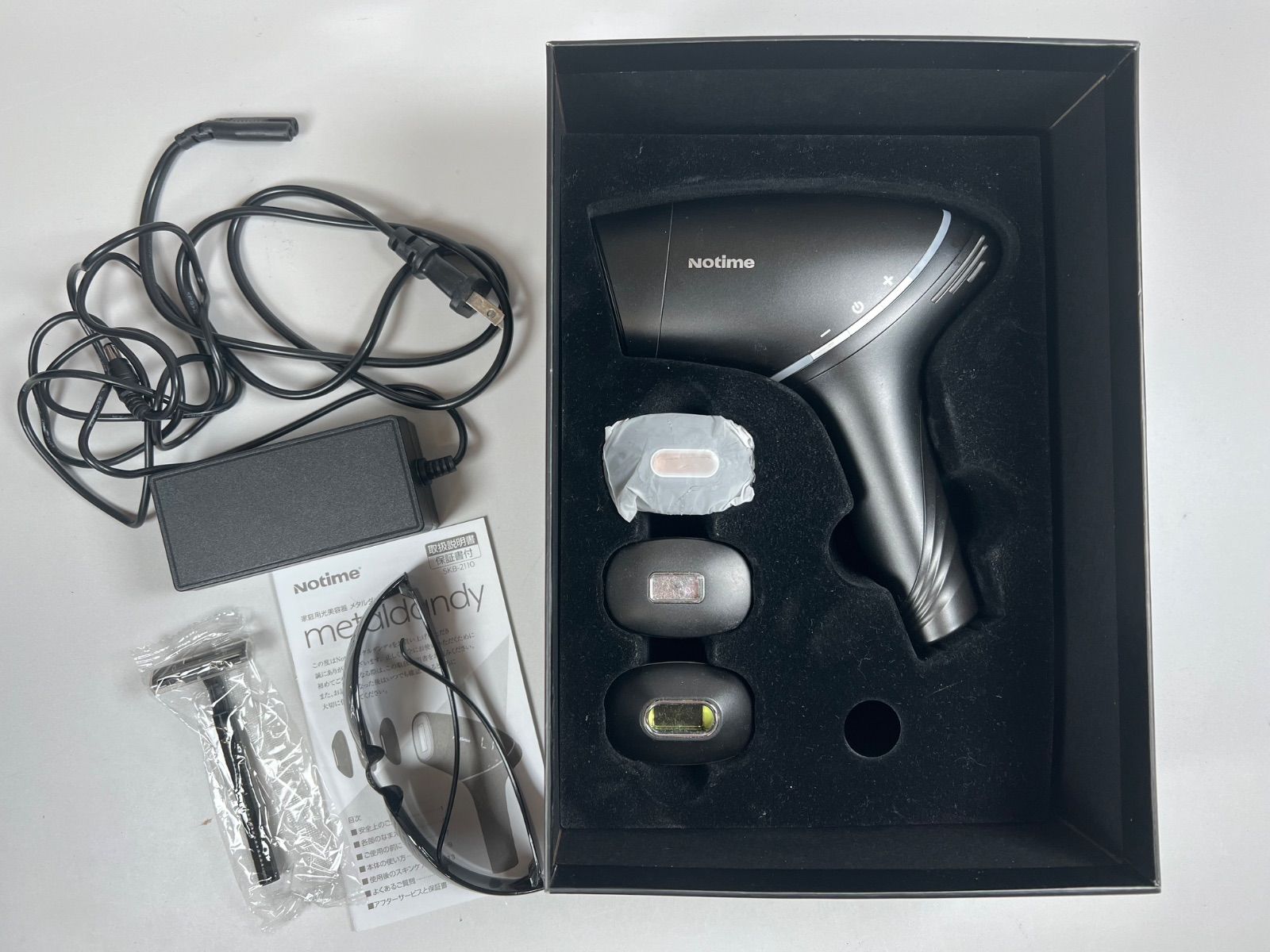 【新品・未開封】メタルダンディ SKB-2110 家庭用光脱毛器　 保証書付き 楽天市場】メタルダンディ metaldandy 家庭用脱毛器 SKB-2110
