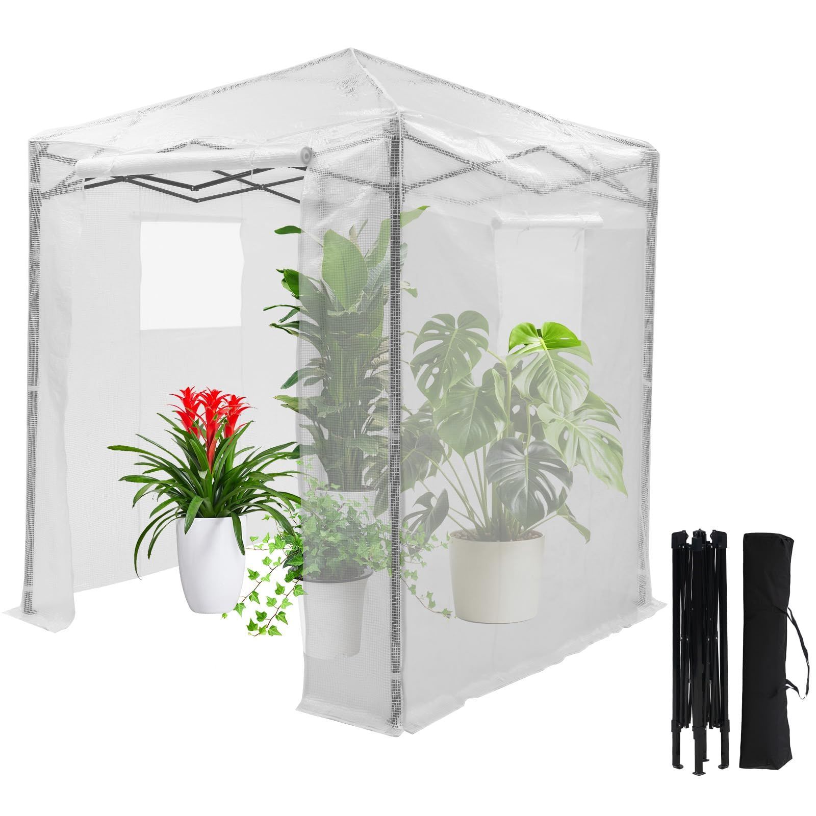 ビニール温室 折りたたみ温室 2m/2.5m/3m 農業ビニールハウス 大型