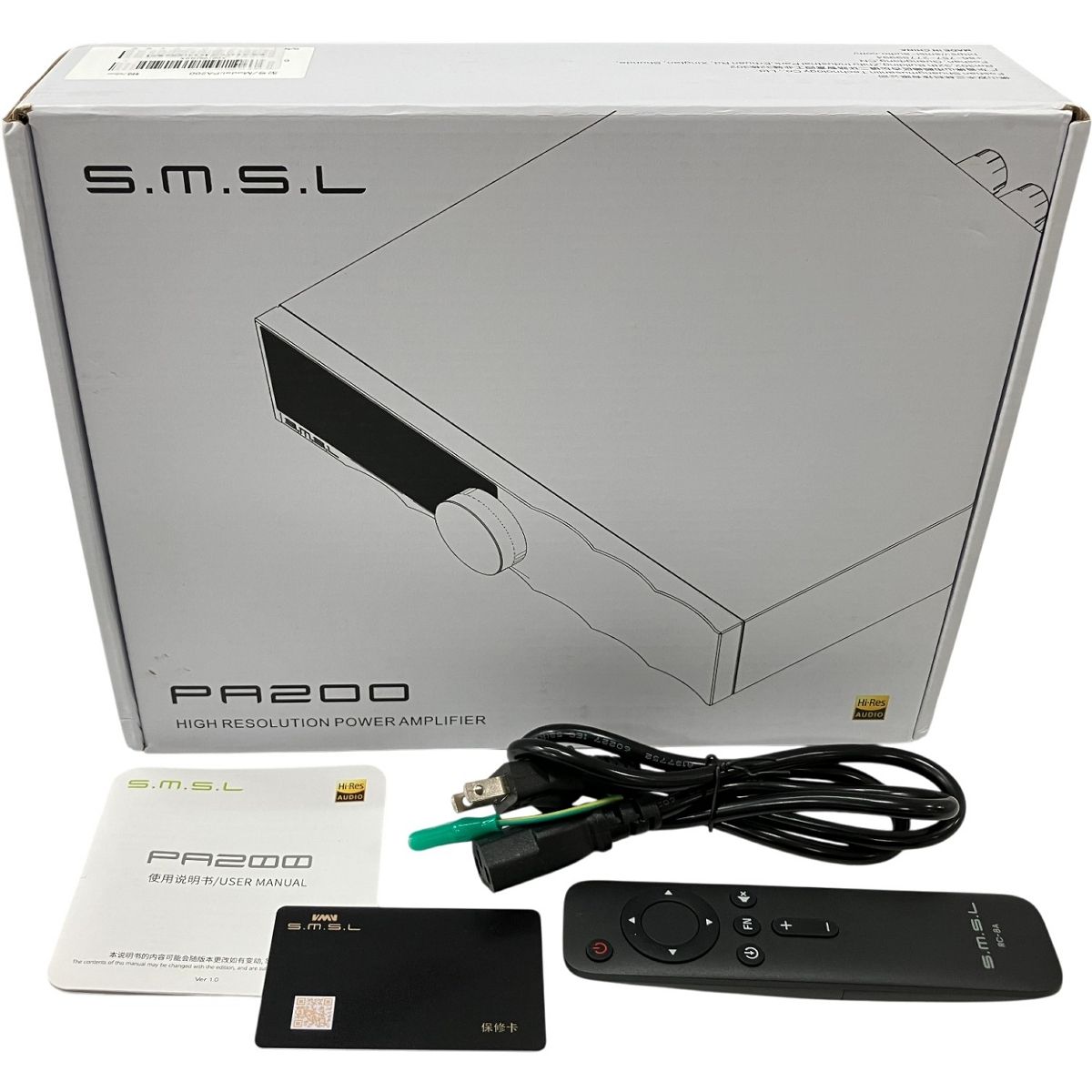 S.M.S.L. PA200 窒化ガリウム GaN パワーアンプ 400W 音響 機材