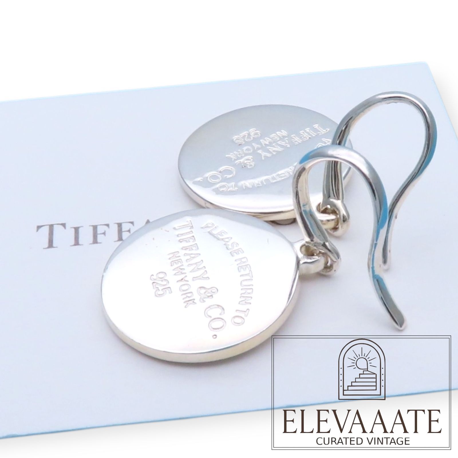 美品 Tiffany&Co. ティファニー リターントゥ ラウンド フック