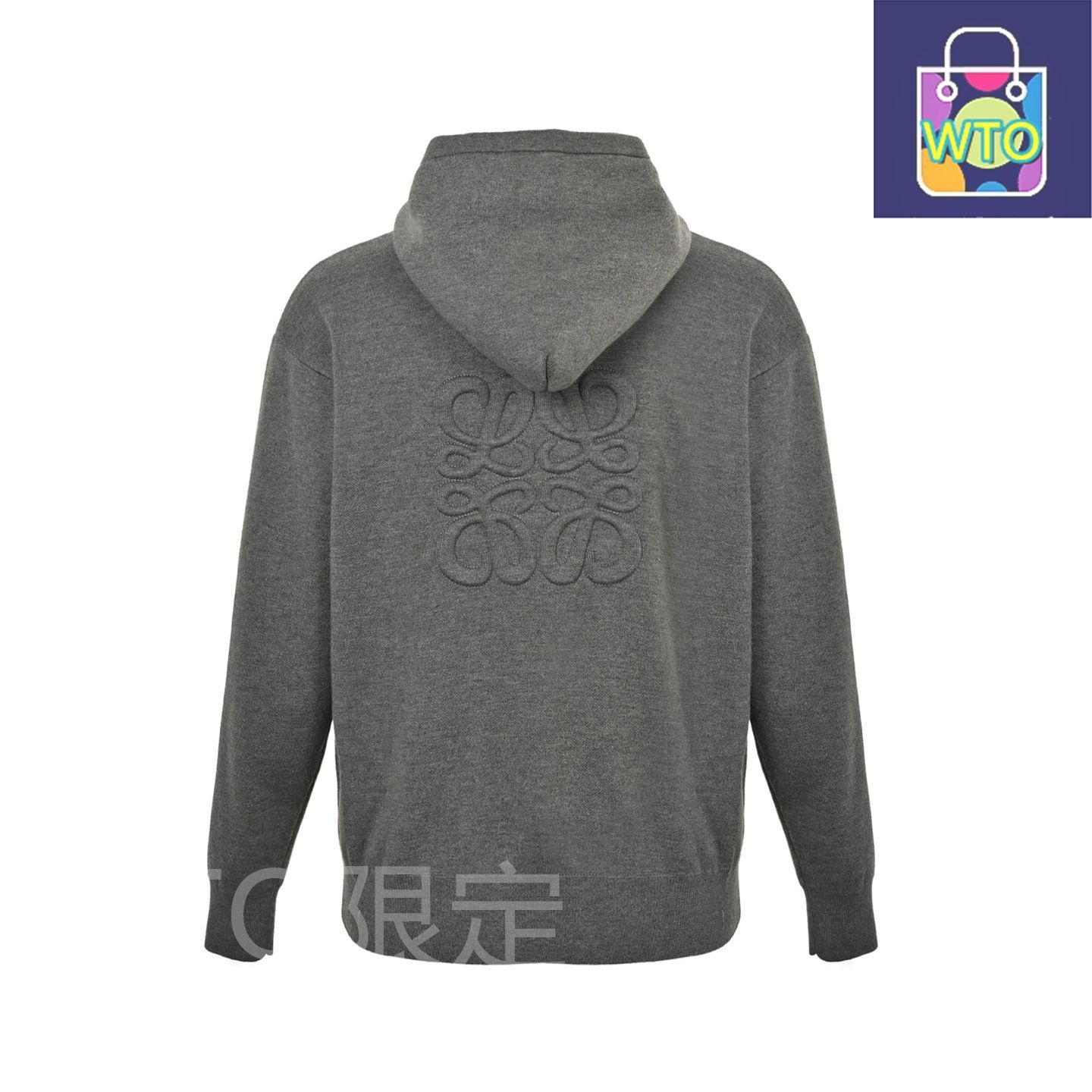 ロエベ アナグラムパッチ 刺繍 ウールニットバック ジップ ボンバージャケット ロエベ アナグラムパッチ 刺繍 ウールニットバック ジップ ボンバー