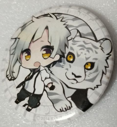 e➕文豪ストレイドッグス➕ 中島敦 虎 缶バッジ - メルカリ