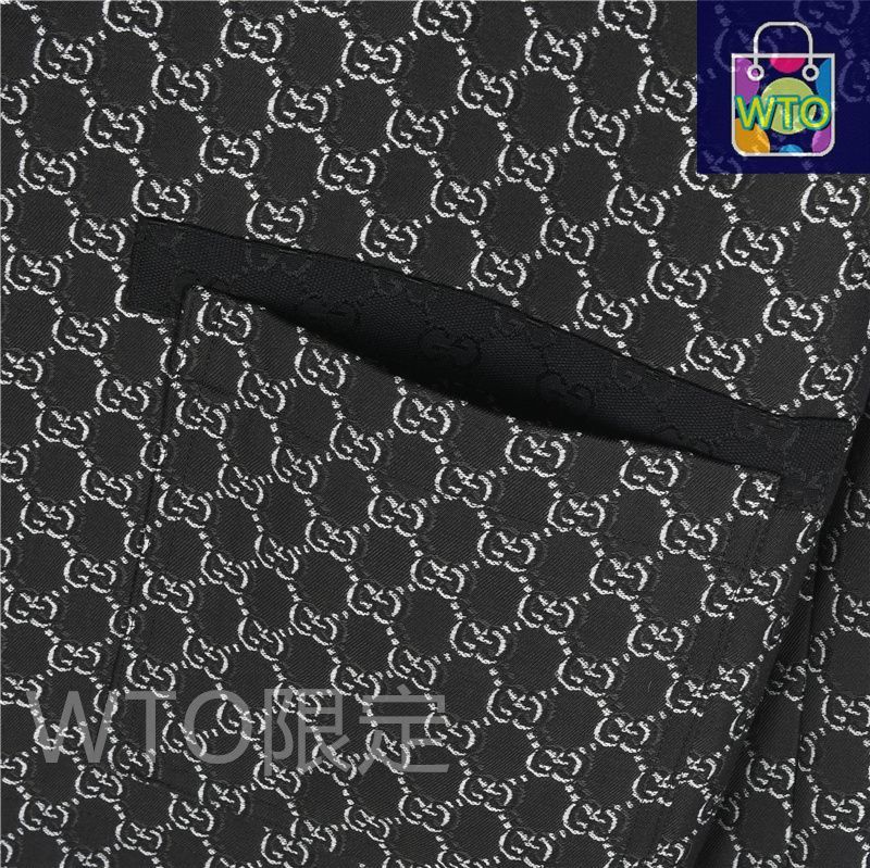 未使用級　2wayフード取り外し可◎GUCCI GG柄　ブラック　ジャケット 極美品◇定価181500円 グッチ 631105 20AW Gucci off THE Grid GG柄