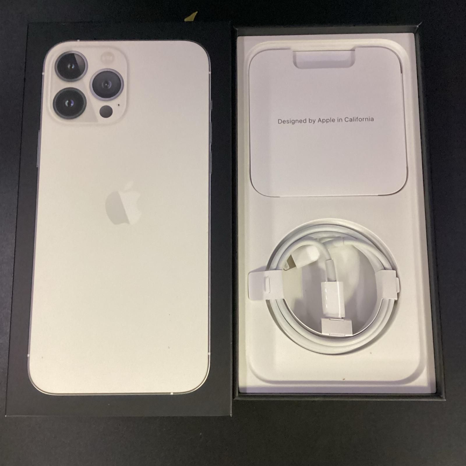 iPhone 13 Pro Max 1TB シルバー docomo SIMフリー 白ロム 美品 動作