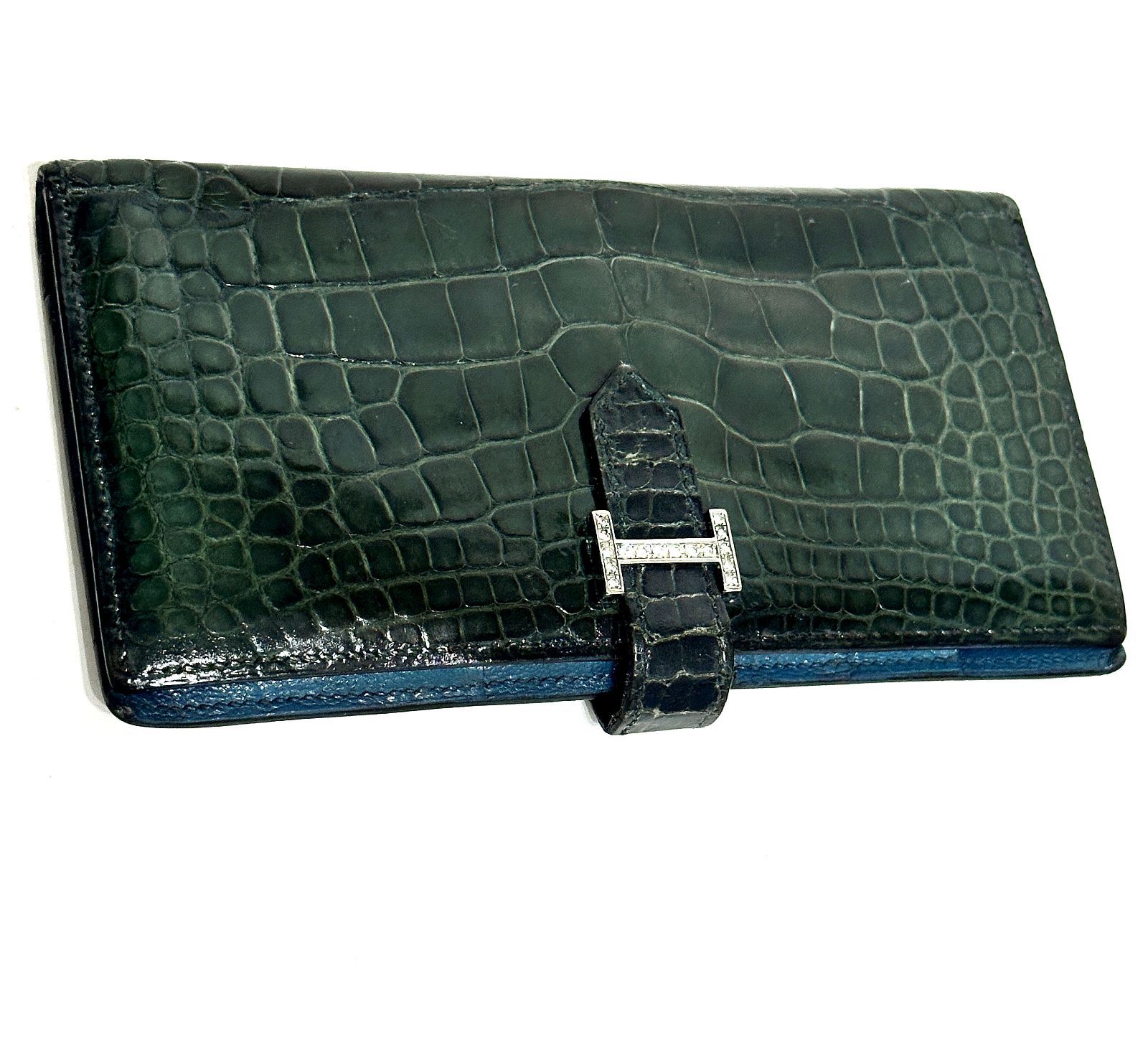 エルメス ベアン クロコ 長財布 希少カラー エルメス ベアン クロコ 長財布 希少カラー エルメス ベアン クロコ 長