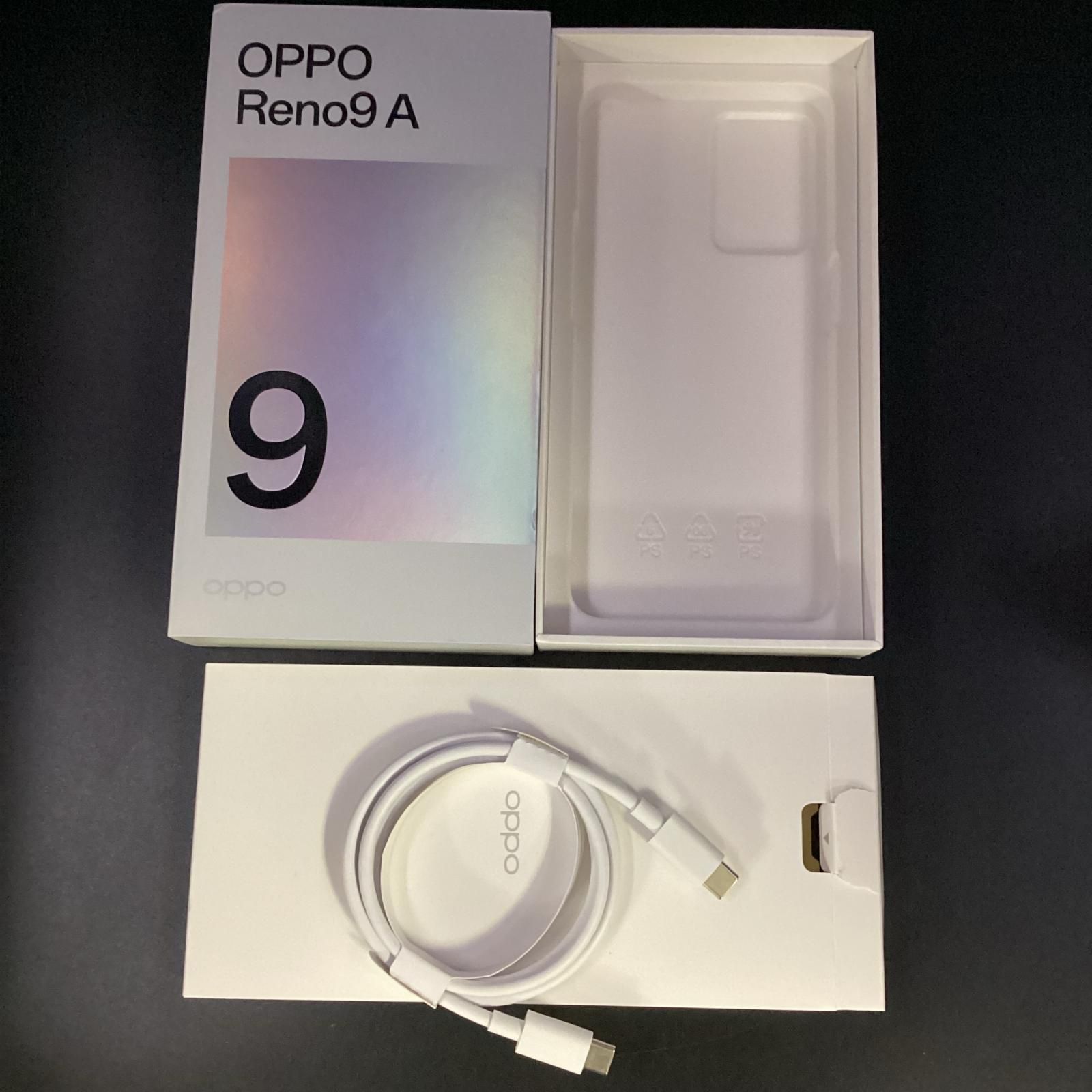 OPPO Reno 9A 128GB ムーンホワイト Softbank A301P 白ロム 動作確認済