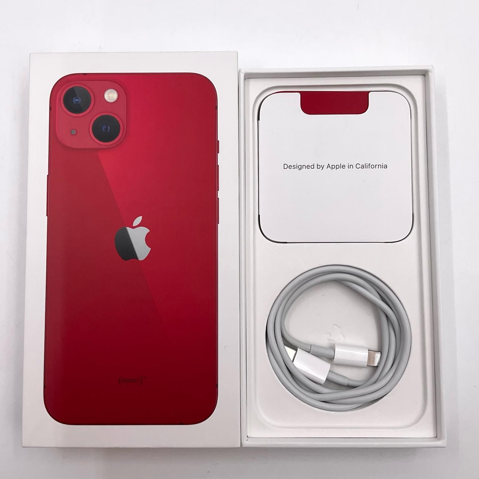 iPhone 13 128GB (PRODUCT)RED Softbank 美品 動作確認済 90%【全額