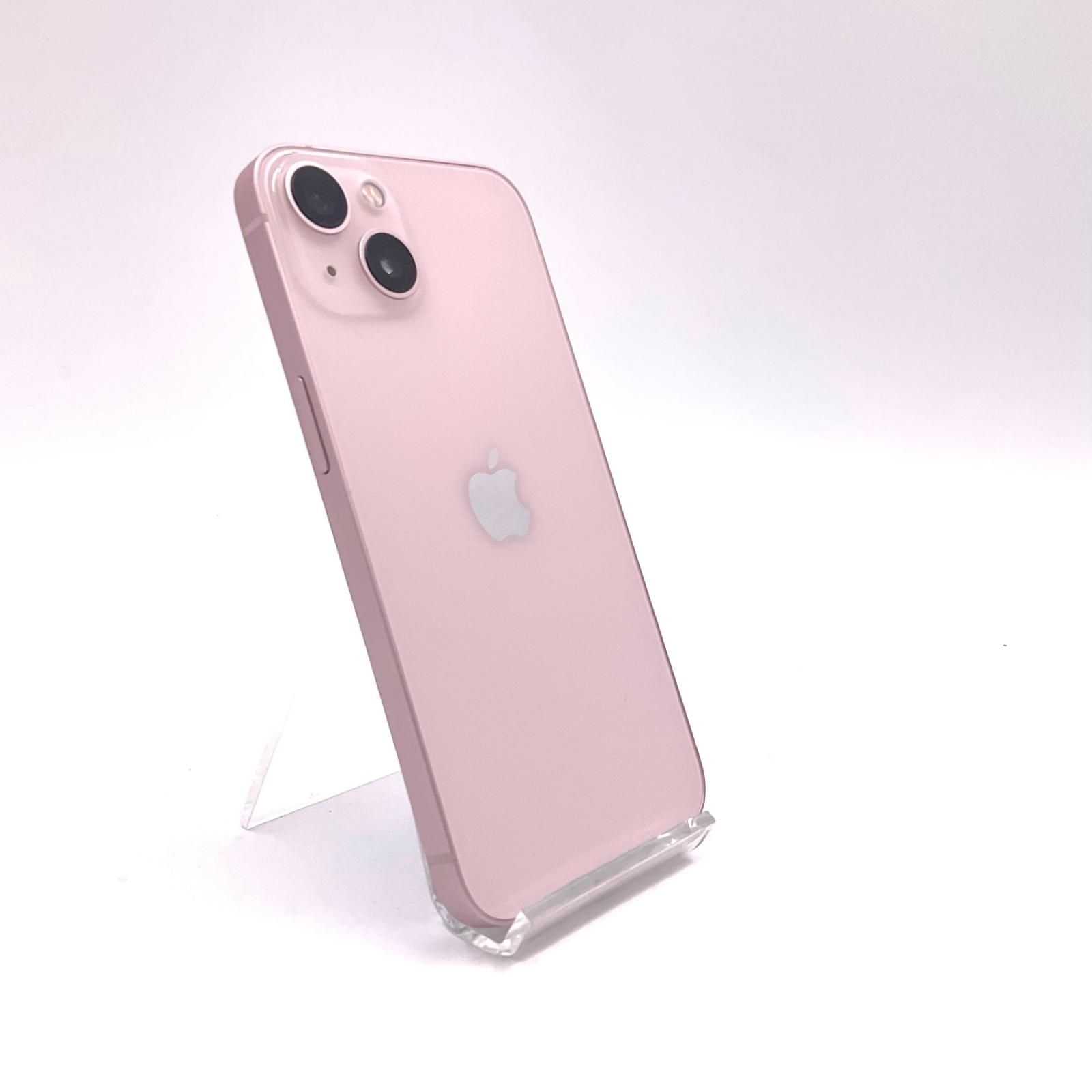 iPhone 13 128GB ピンク 白ロム 美品 動作確認済 85%【全額返金保証