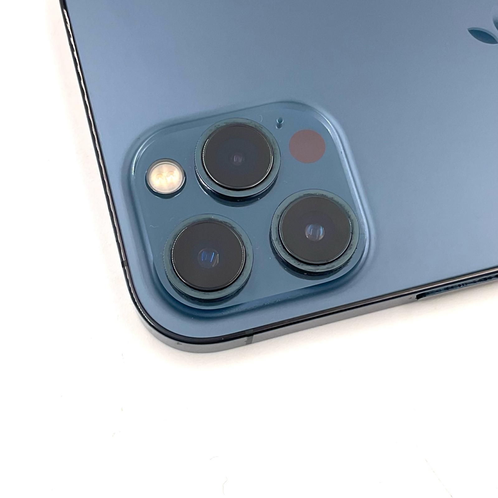 iPhone 12 Pro Max 128GB パシフィックブルー SIMフリー 白ロム 動作