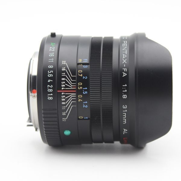 □ほぼ新品□ PENTAX smc PENTAX-FA31mmF1.8AL Limited ブラック