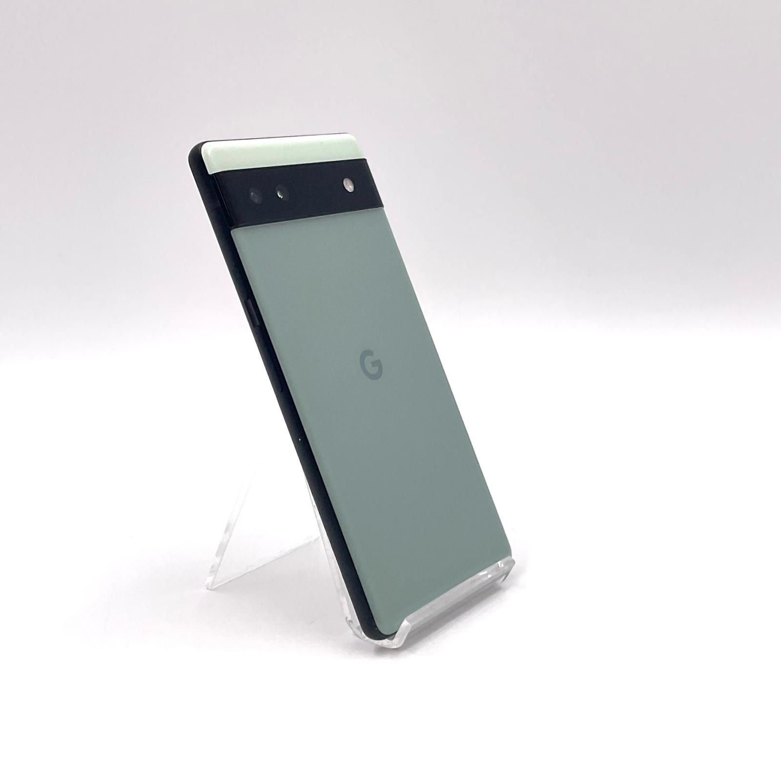 【美品☆】Google Pixel 6a 本体 Sage 128GB Google Pixel 6a 128GB SIMフリー 5G対応 本体 【新品 未使用】正規SIM