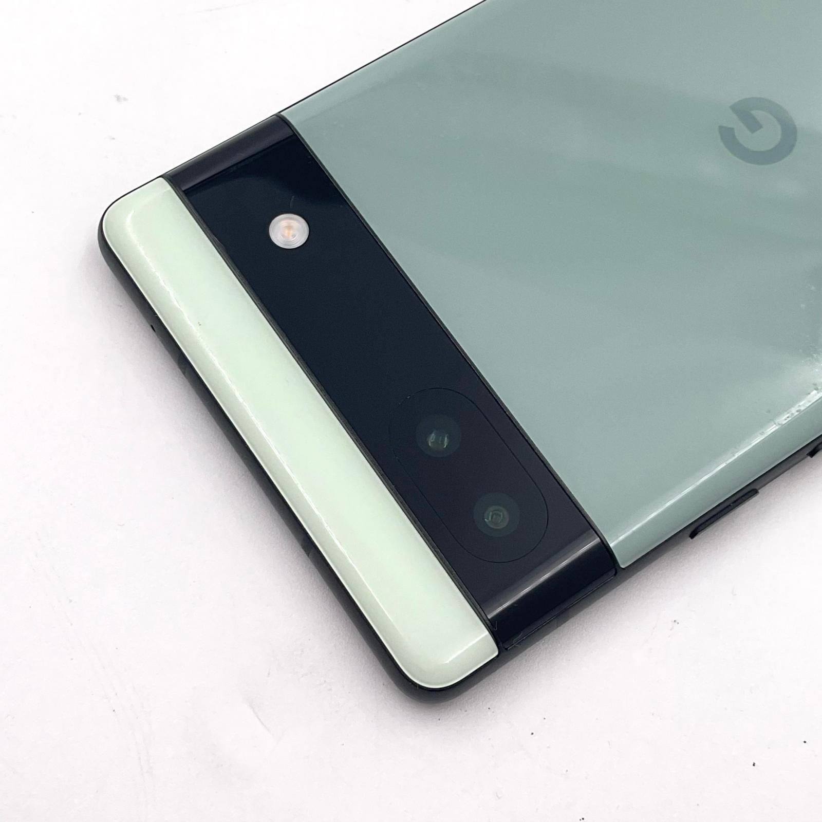 【美品☆】Google Pixel 6a 本体 Sage 128GB Google Pixel 6a 128GB SIMフリー 5G対応 本体 【新品 未使用】正規SIM