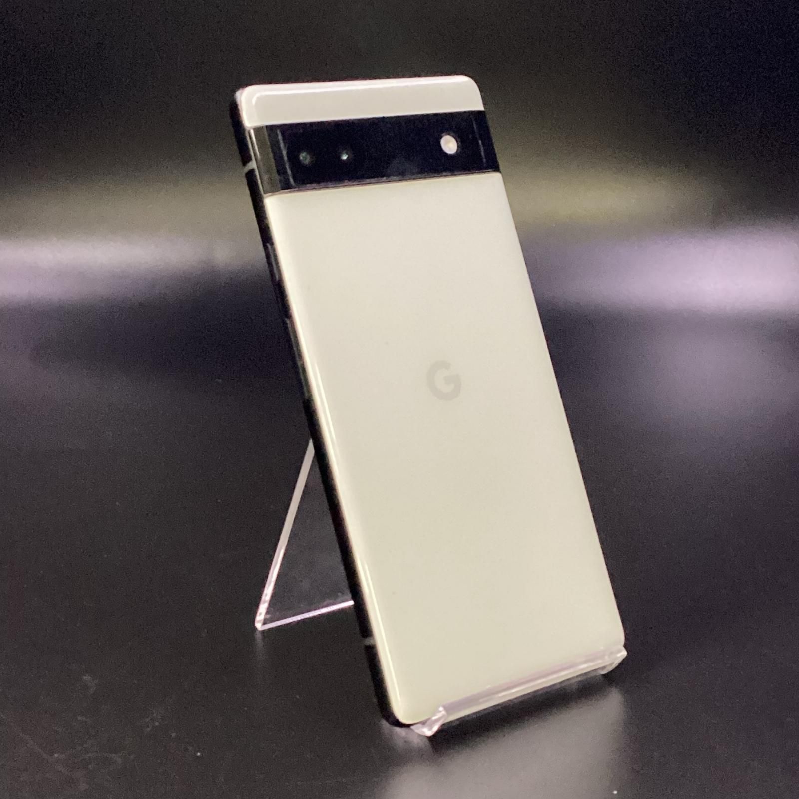 Google Pixel 6a 128GB Chalk au GB17L 白ロム 動作確認済【全額返金