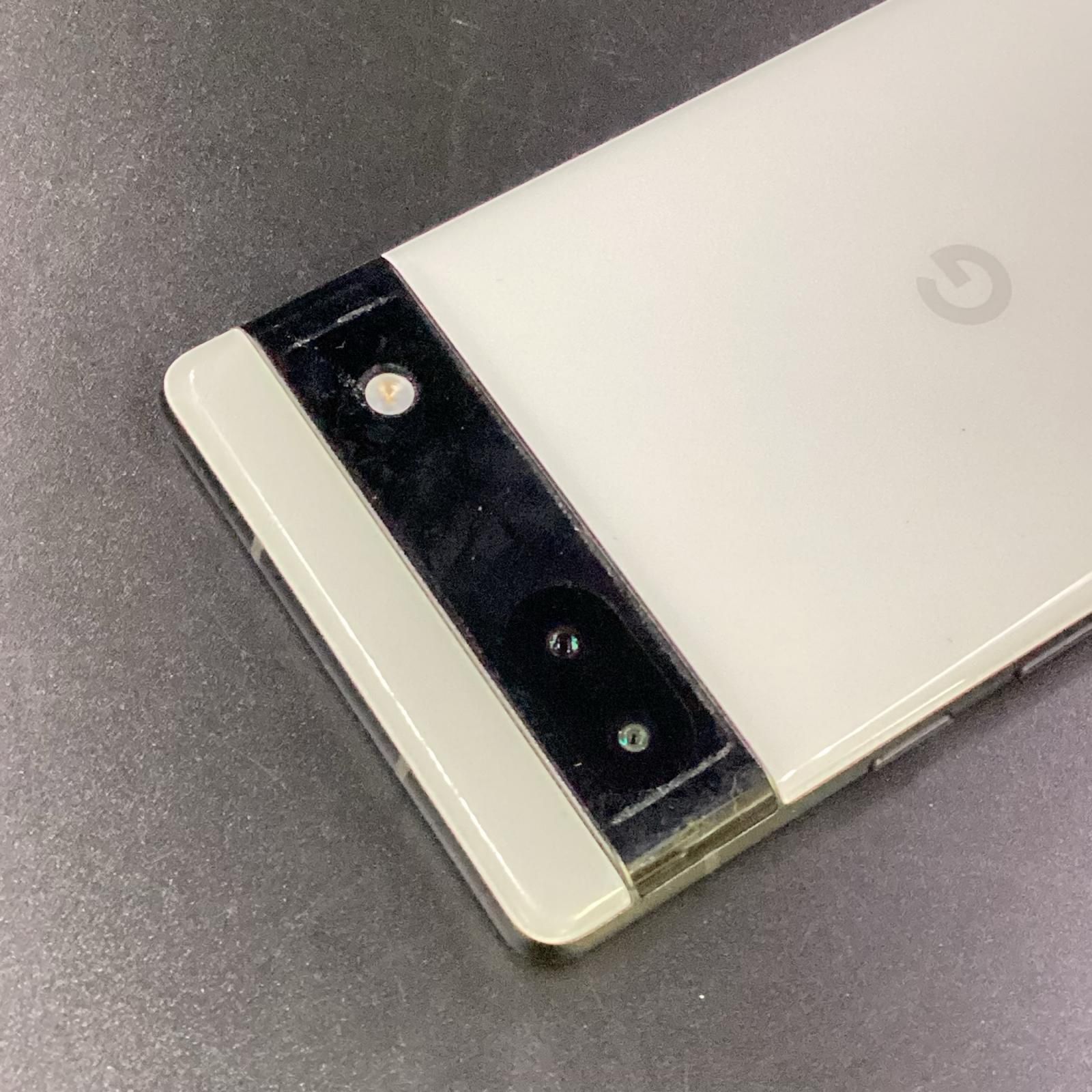 Google Pixel 6a 128GB Chalk au GB17L 白ロム 動作確認済【全額返金