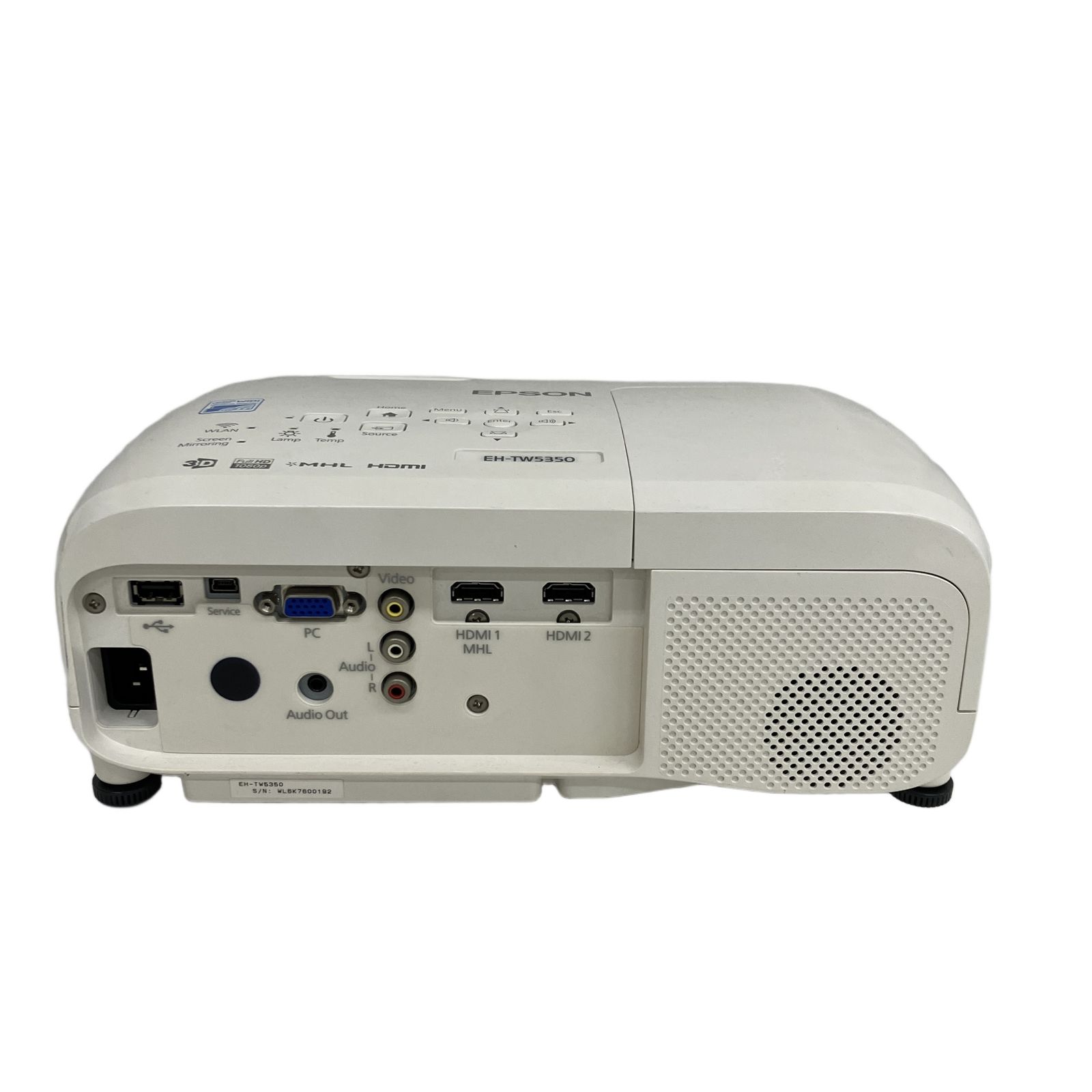 EPSON EH-TW5350 ホームプロジェクター 家電 エプソン 中古 S10420927