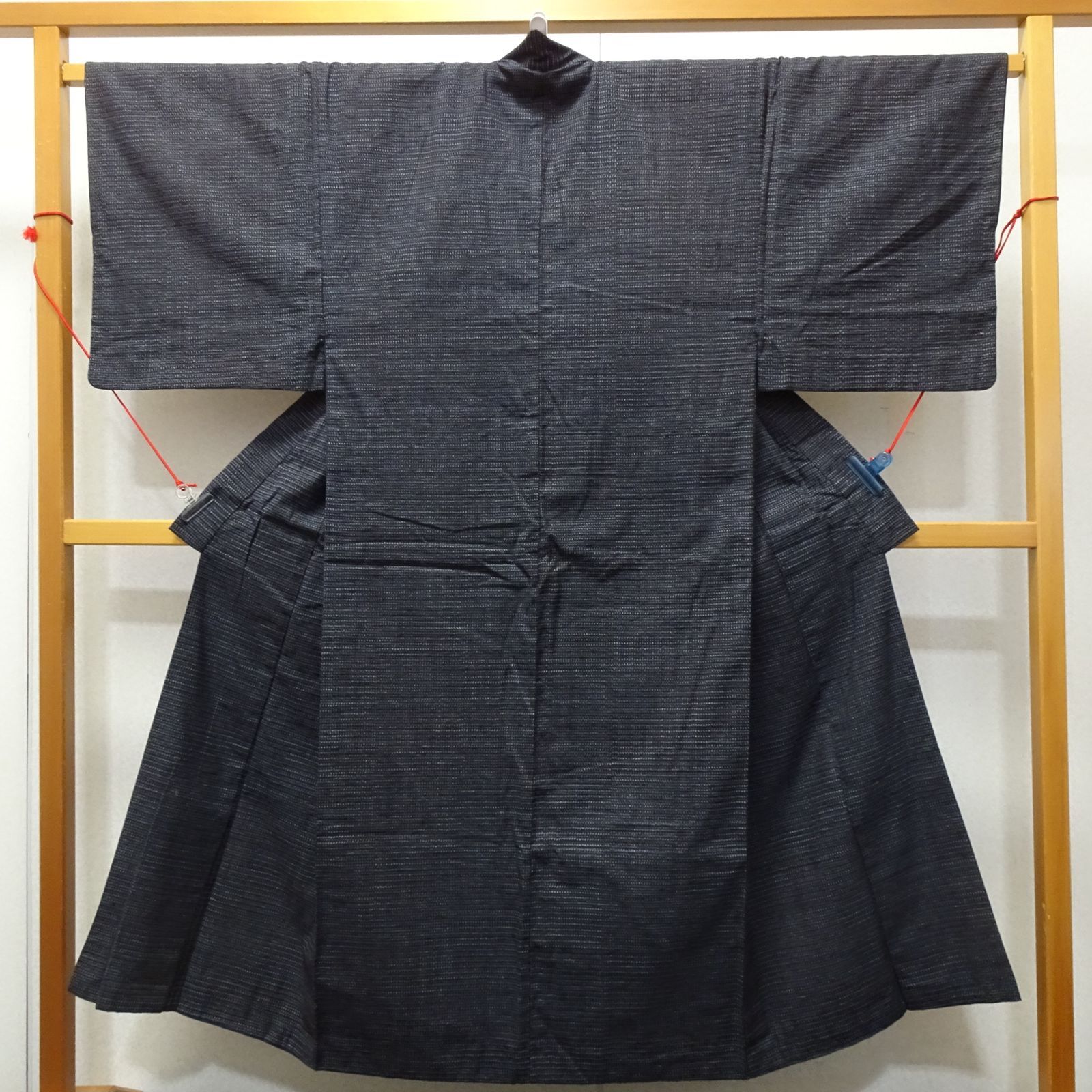 久留米絣【書生絣】男着物3点➖羽織2点➖書生絣➖リメイク用 久留米