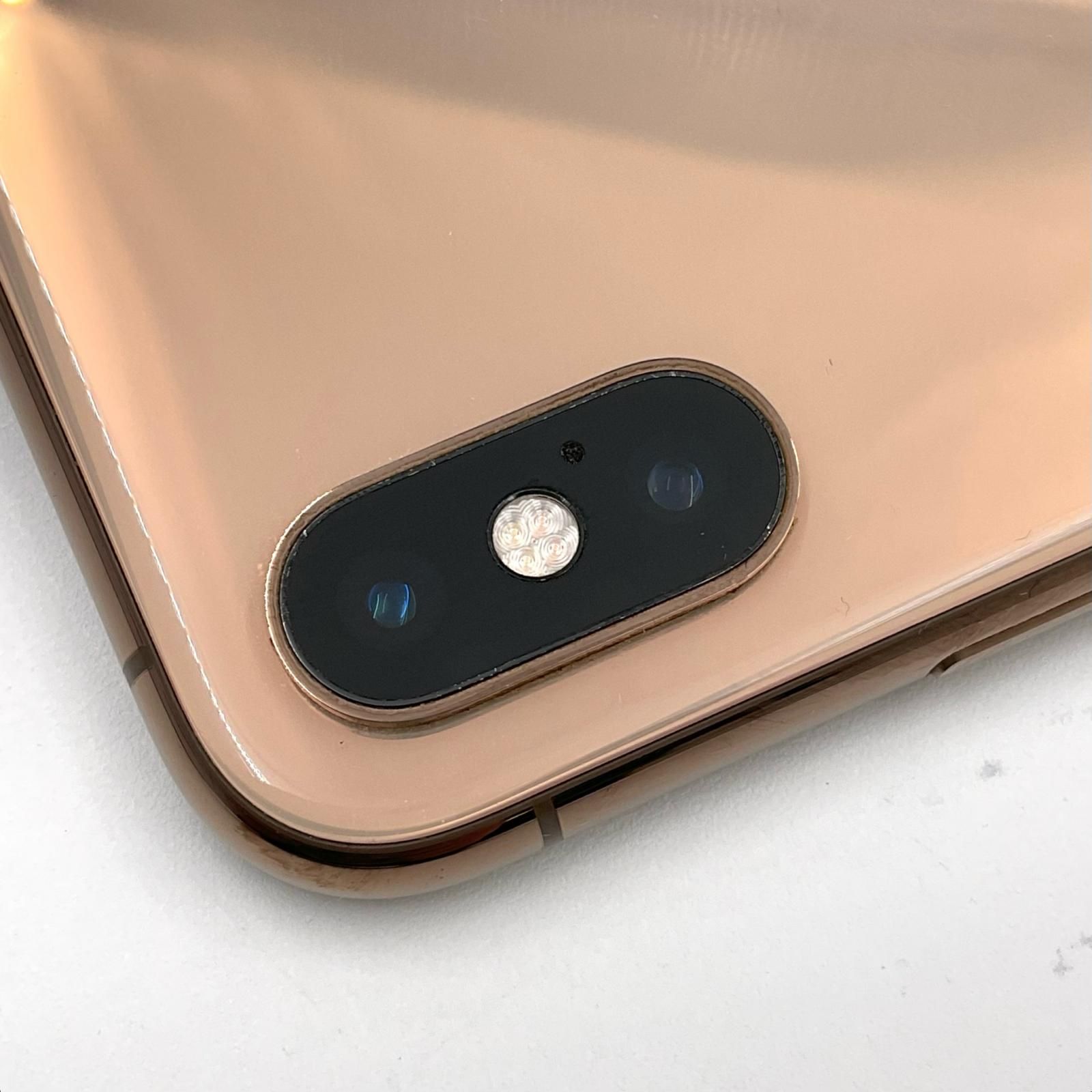 iPhone XS Max 512GB ゴールド docomo SIMフリー 白ロム 動作確認済 77 