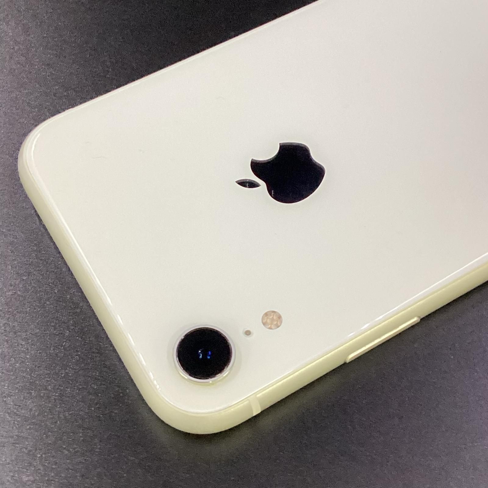 iPhone XR 64GB ホワイト au 白ロム 美品 動作確認済 87%【全額返金