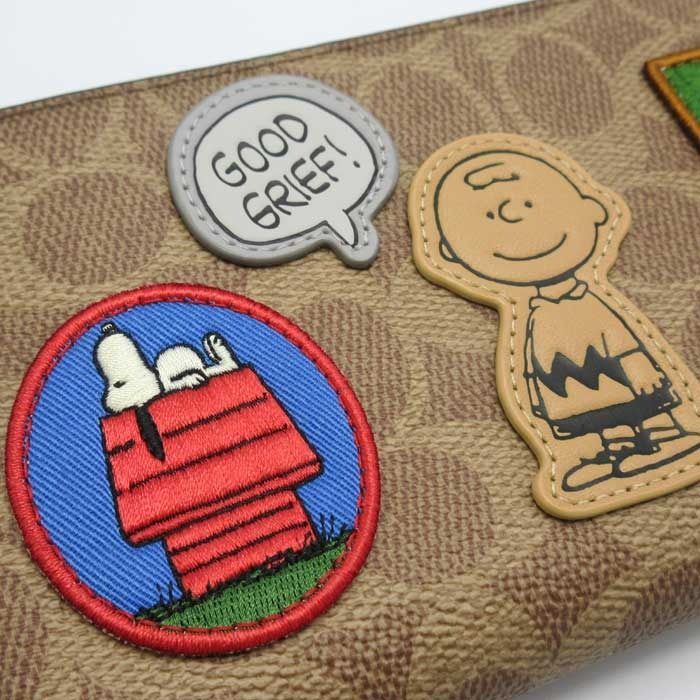 新品】コーチ 財布 長財布 COACH X PEANUTS ピーナッツ スヌーピー
