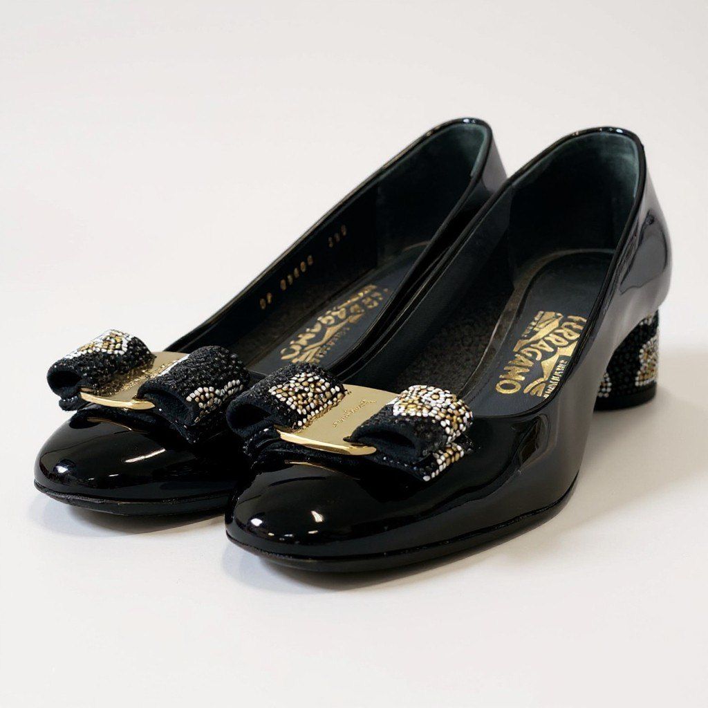 1k18 Salvatore Ferragamo サルヴァトーレフェラガモ ヒールパンプス