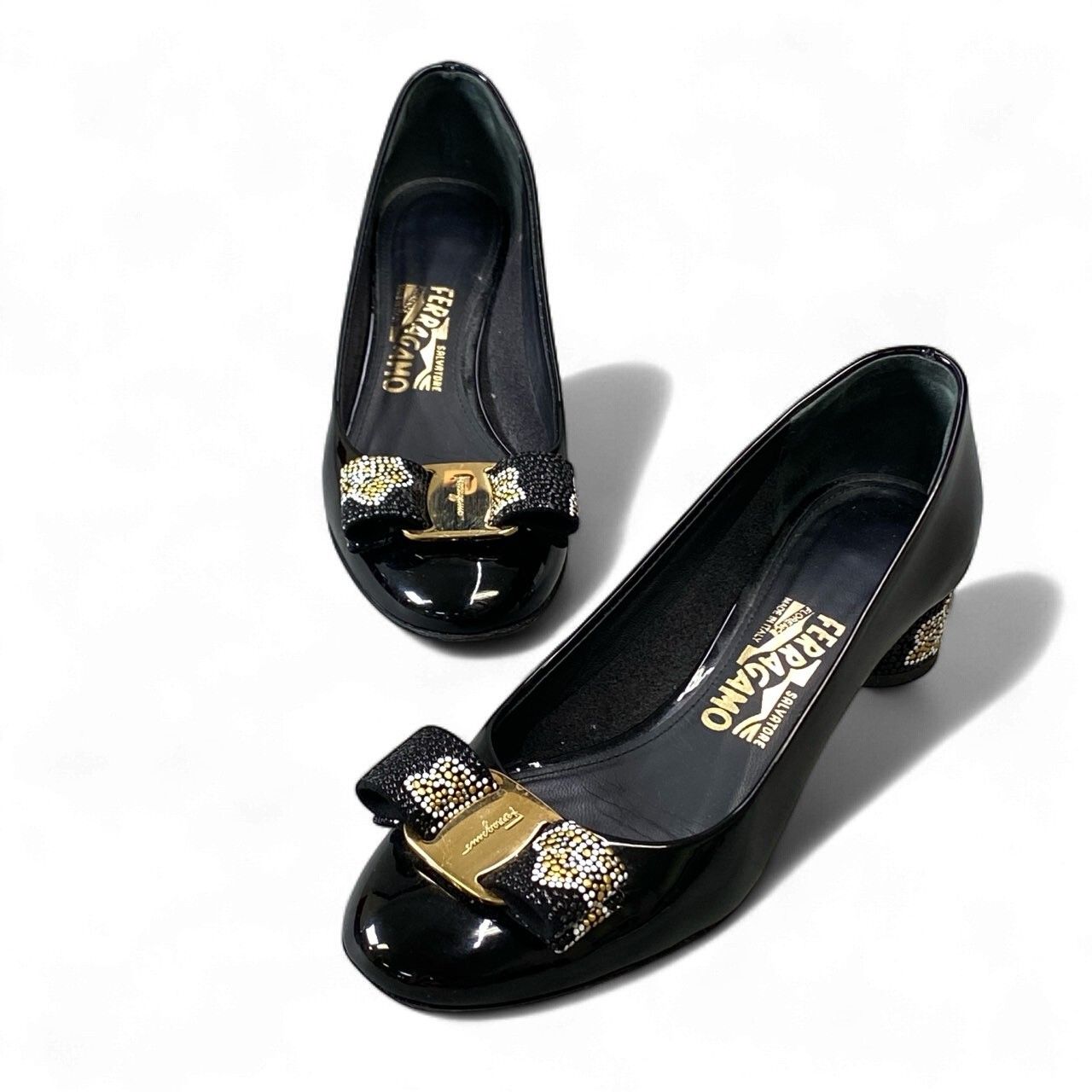 1k18 Salvatore Ferragamo サルヴァトーレフェラガモ ヒールパンプス