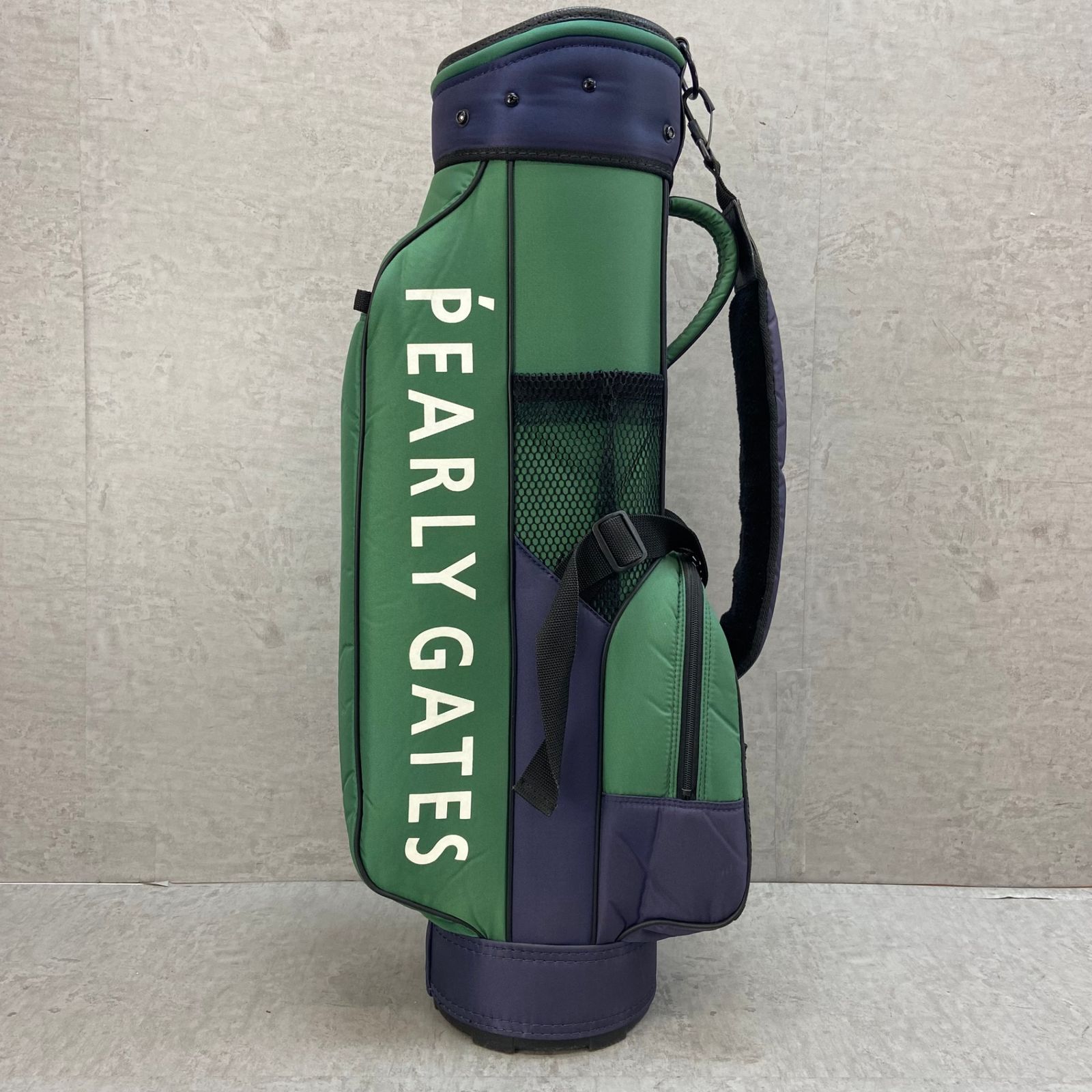 パーリーゲイツ ゴルフ キャディバッグ 約8型 グリーン 緑 ラウンド