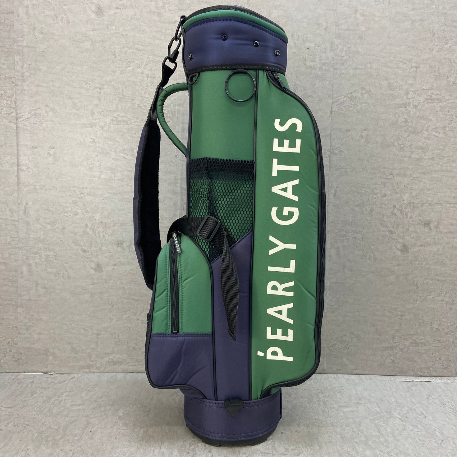 パーリーゲイツ ゴルフ キャディバッグ 約8型 グリーン 緑 ラウンド
