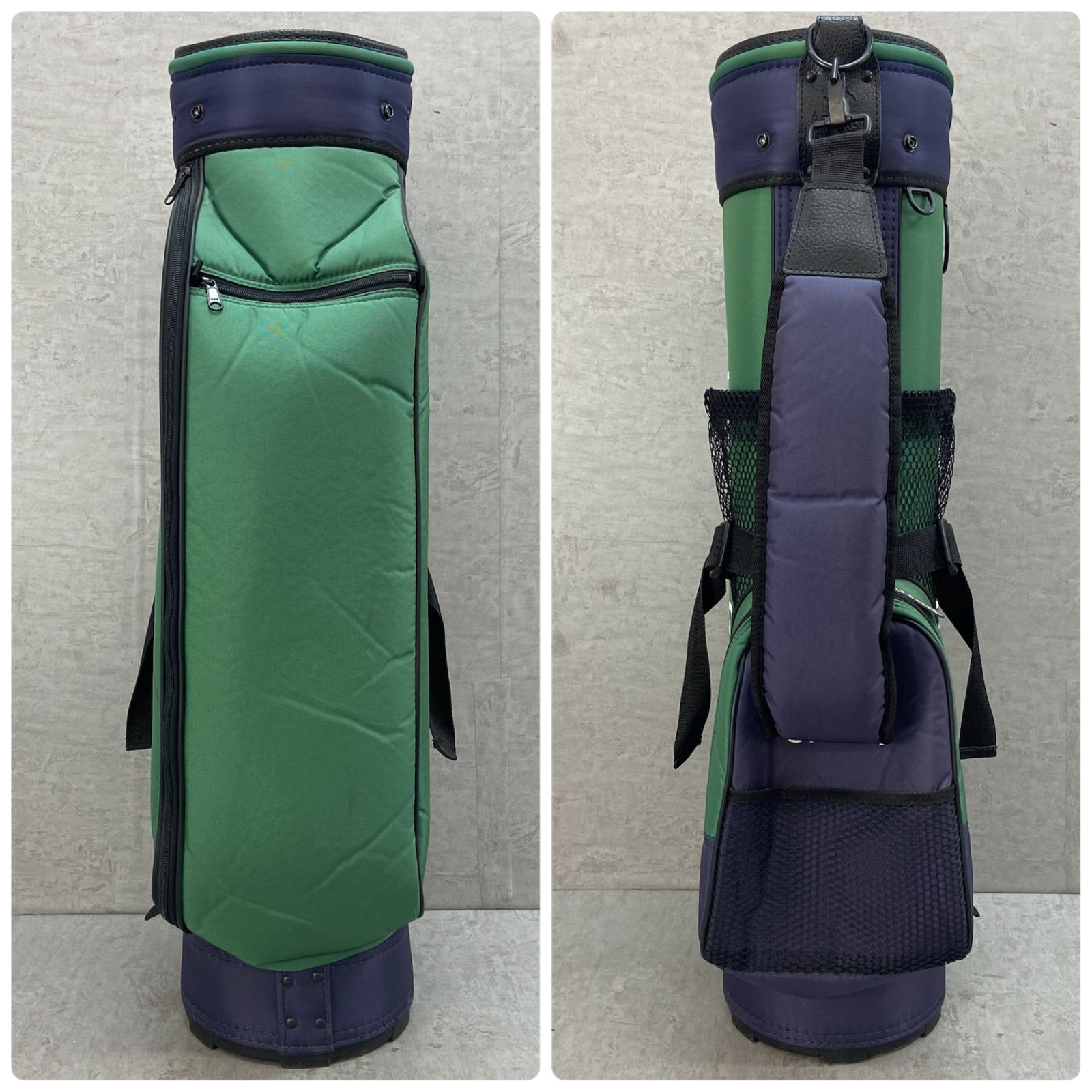 パーリーゲイツ ゴルフ キャディバッグ 約8型 グリーン 緑 ラウンド