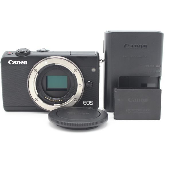 ■美品■ CANON ミラーレス一眼カメラ EOS M100 ボディ ブラック EOSM100BK-BODY ♯86001