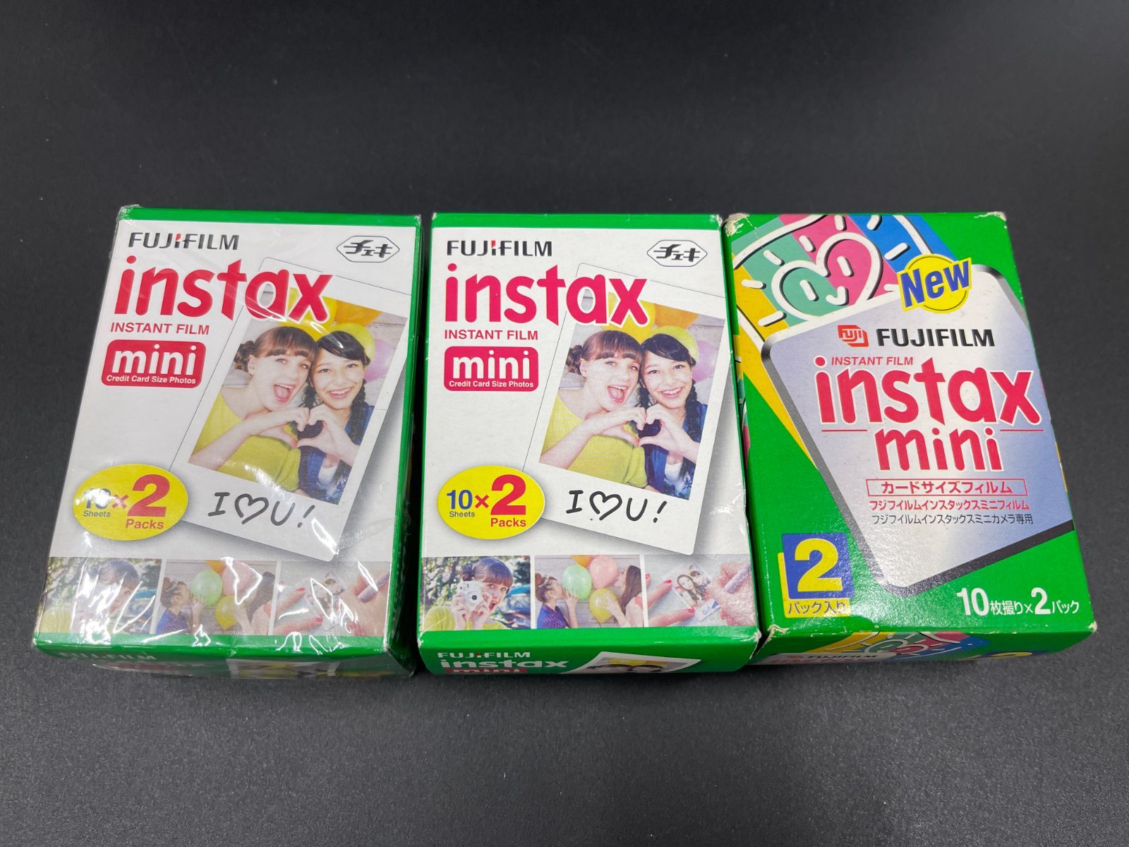 動作確認済】フジフィルム instax mini10/20 ※フィルム20枚入り×3箱 