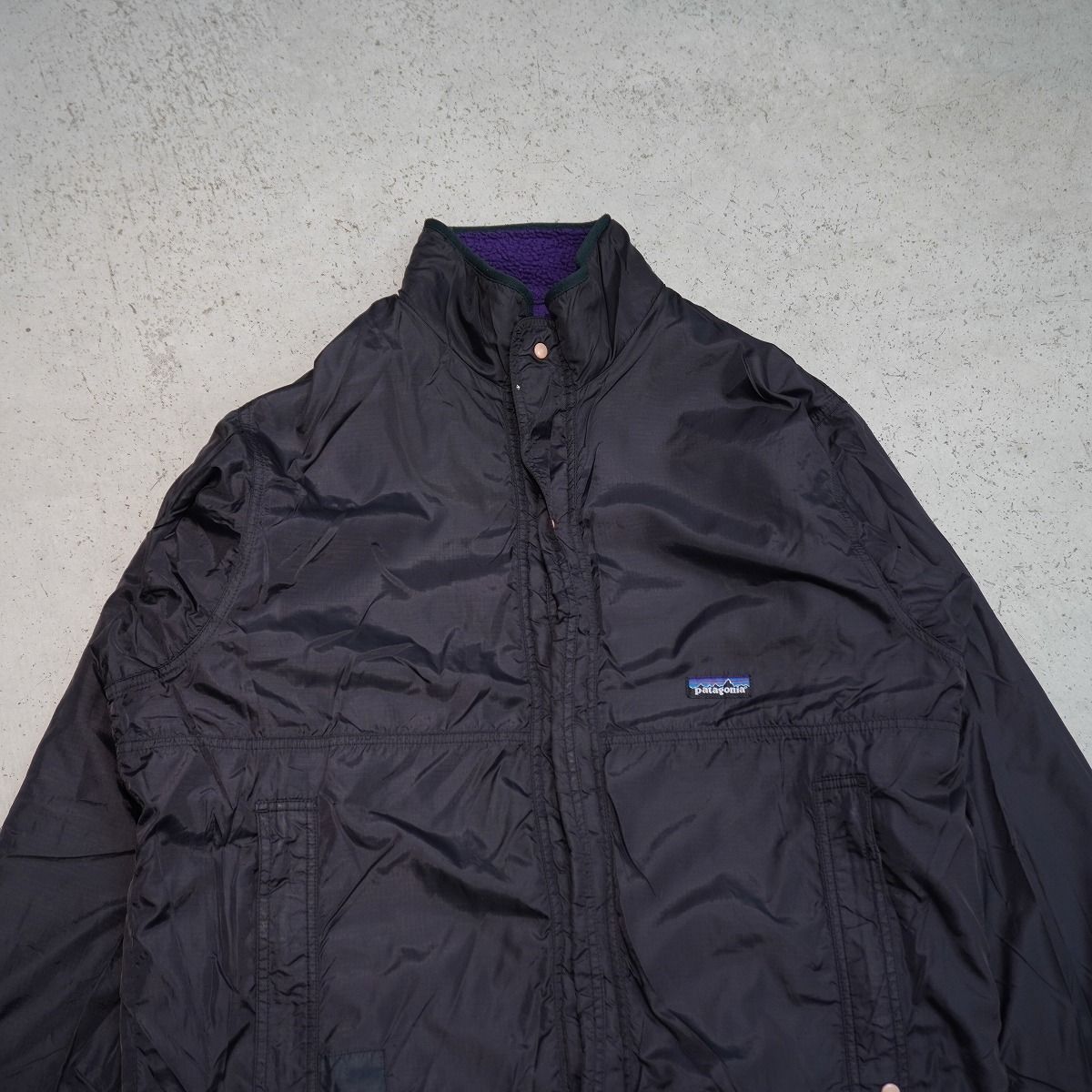90S PATAGONIA パタゴニア Glissade Reversible Fleece Jacket