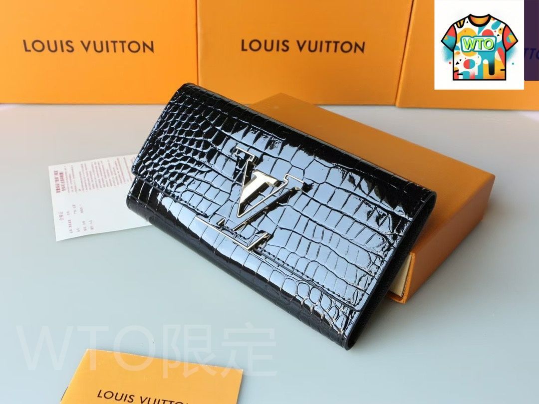 今日特価】Louis Vuitton ルイ・ヴィトン カプシーヌ 財布 高級