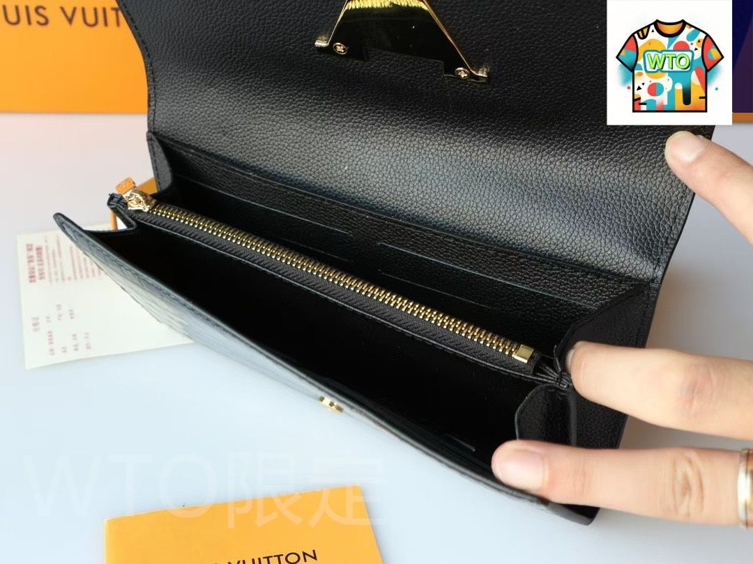 今日特価】Louis Vuitton ルイ・ヴィトン カプシーヌ 財布 高級