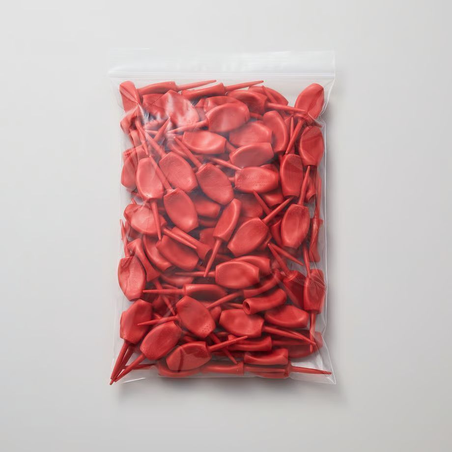 パリティー　蛍光色100本セット　ゴルフティ、グリーンフォーク2役 パリティー 蛍光色100本セット ゴルフティ、グリーンフォーク2役