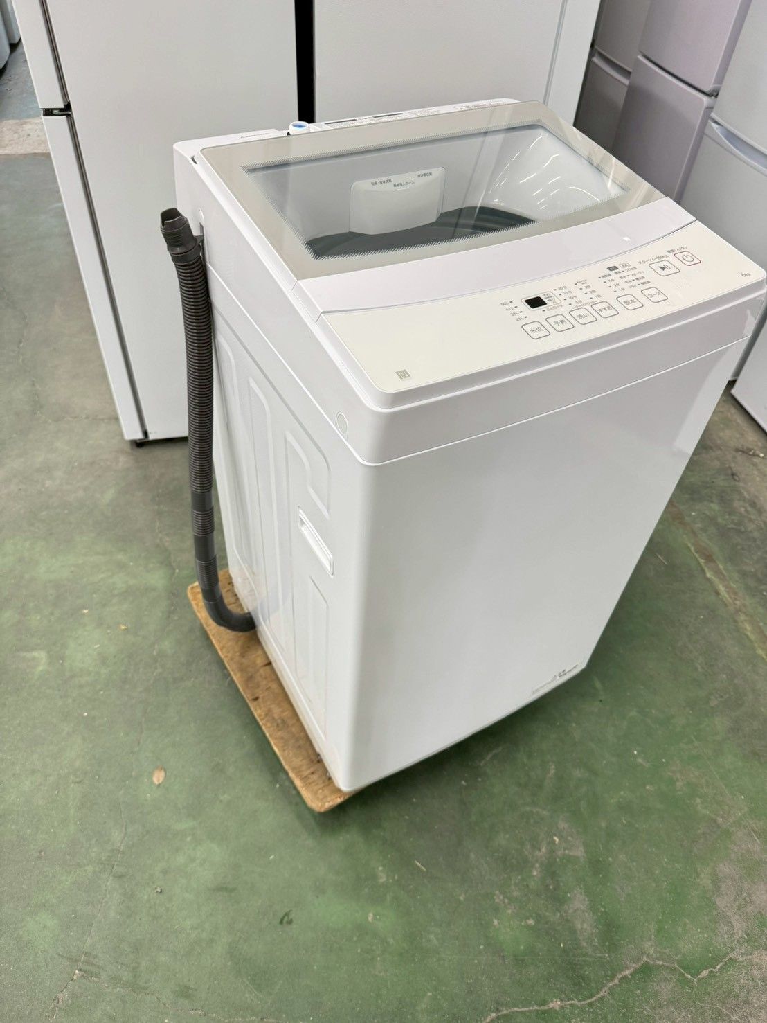 【高年式】大阪送料無料★3か月保障付★2024年★NT60L1WH★IS-880 高年式】大阪送料無料☆3か月保障付き☆洗濯機☆ニトリ☆6kg☆2024年