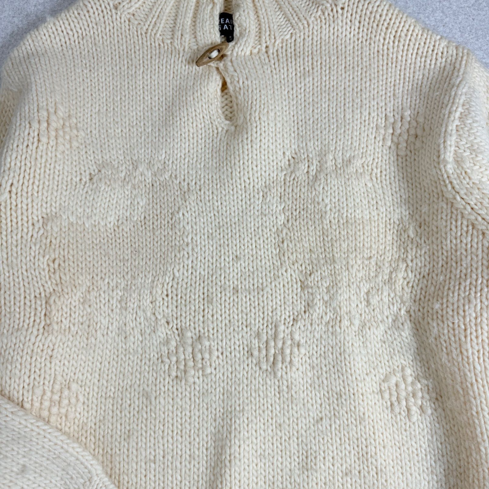 希少デザイン PEARLY GATES パーリーゲイツ モックネック ウール100