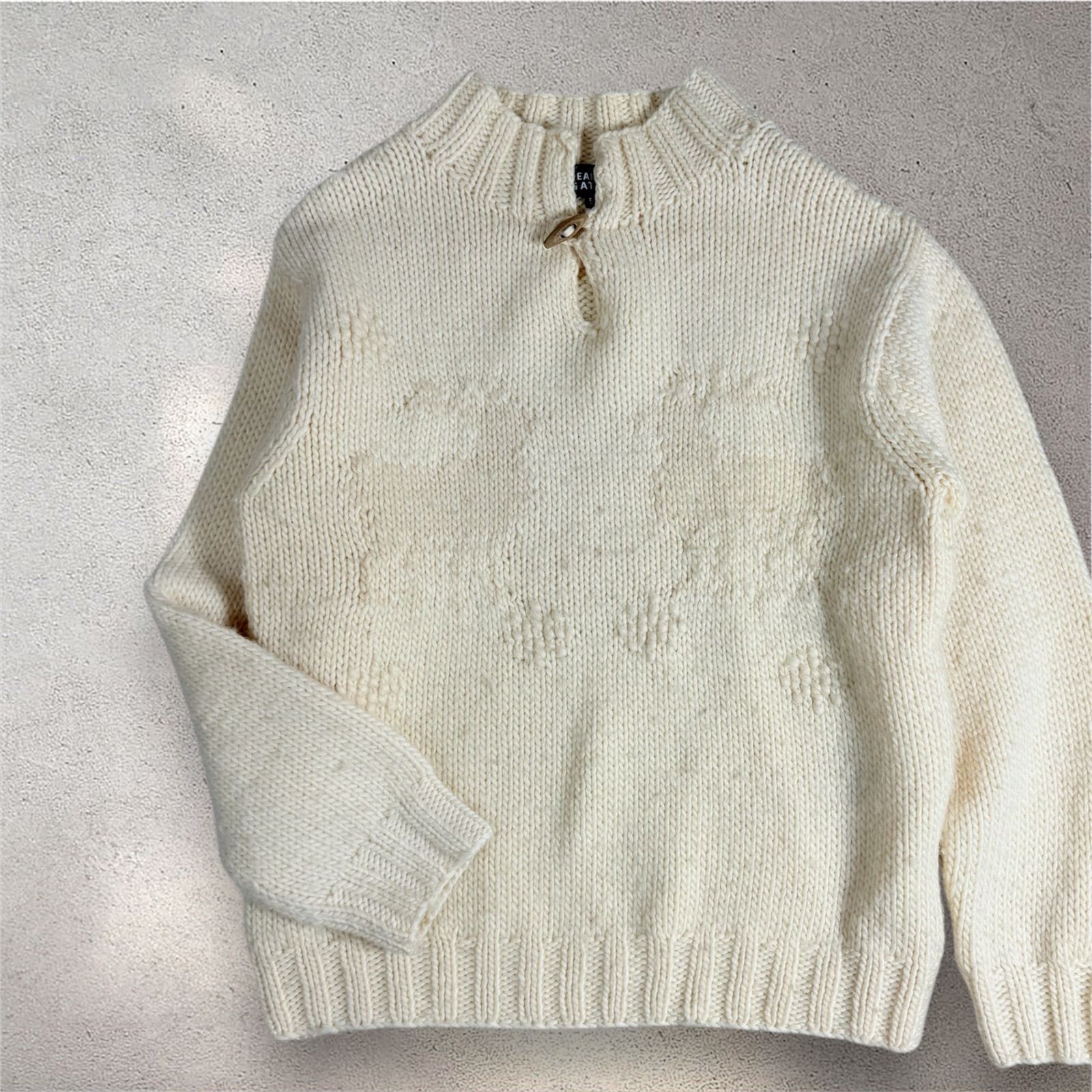 希少デザイン PEARLY GATES パーリーゲイツ モックネック ウール100