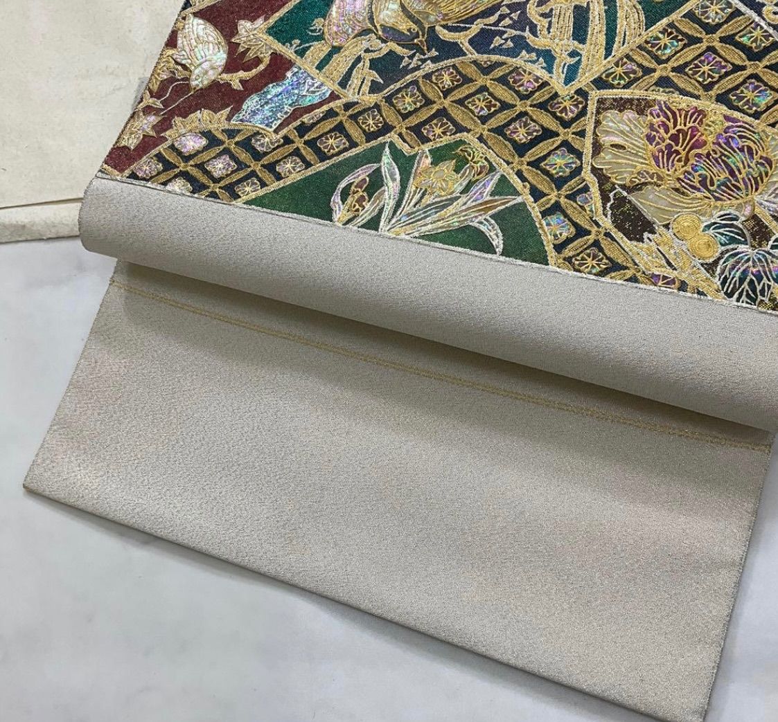 ○kimono+one○kimonoarisa○厳選○未使用○螺鈿三寶○永井白鷗作