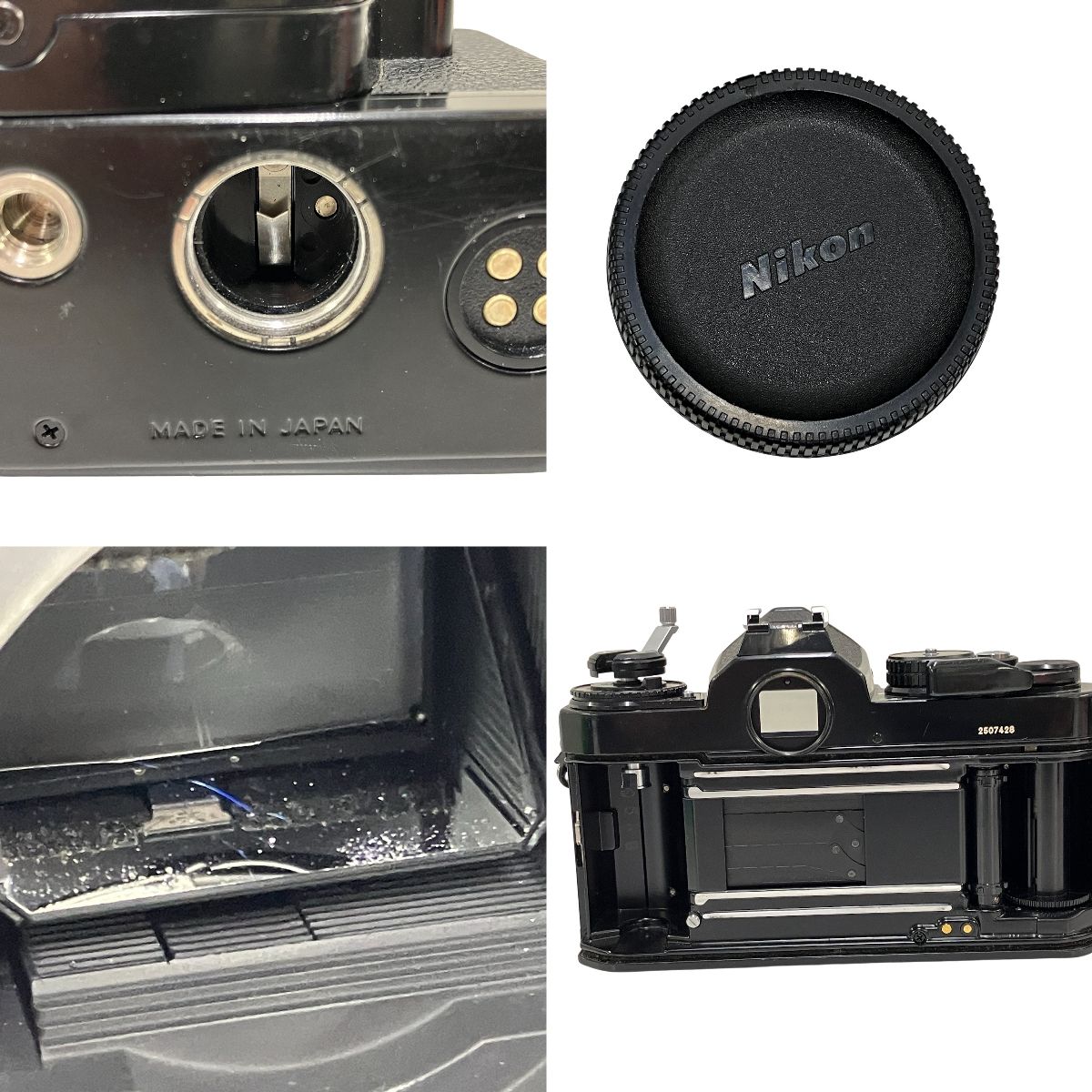 Nikon FE2 ブラック ボディ ニコン 一眼レフ フィルムカメラ 中古