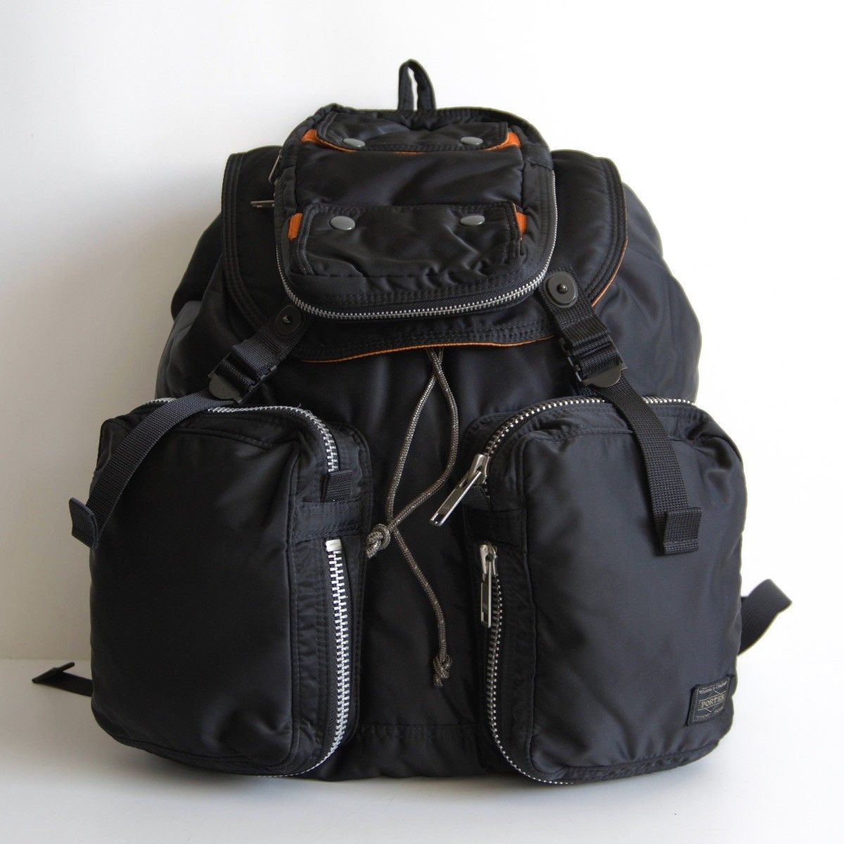 極美品】PORTER 【タンカー リュック】ポーター ブラック バックパック