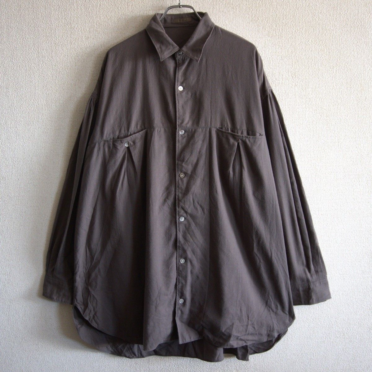 Y's for men 長袖　シャツ　サイズ3 Y's for men ワイズフォーメン 長袖シャツ サイズ3 オーバーサイズ