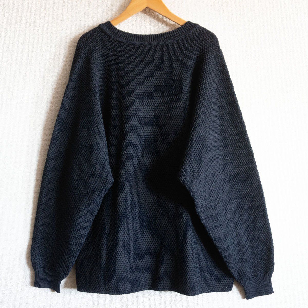 美品】 HOMME PLISSE ISSEY MIYAKE【オーバーサイズ ニット】ブラック