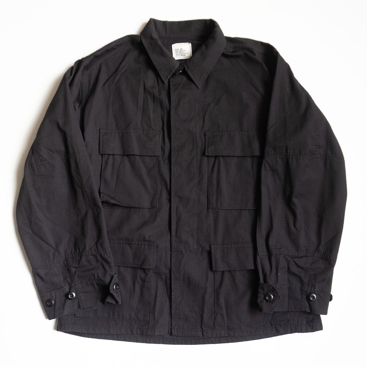 希少/Mサイズ】US ARMY【90S/BLACK357】MEDIUM SHORT BDU ジャケット 