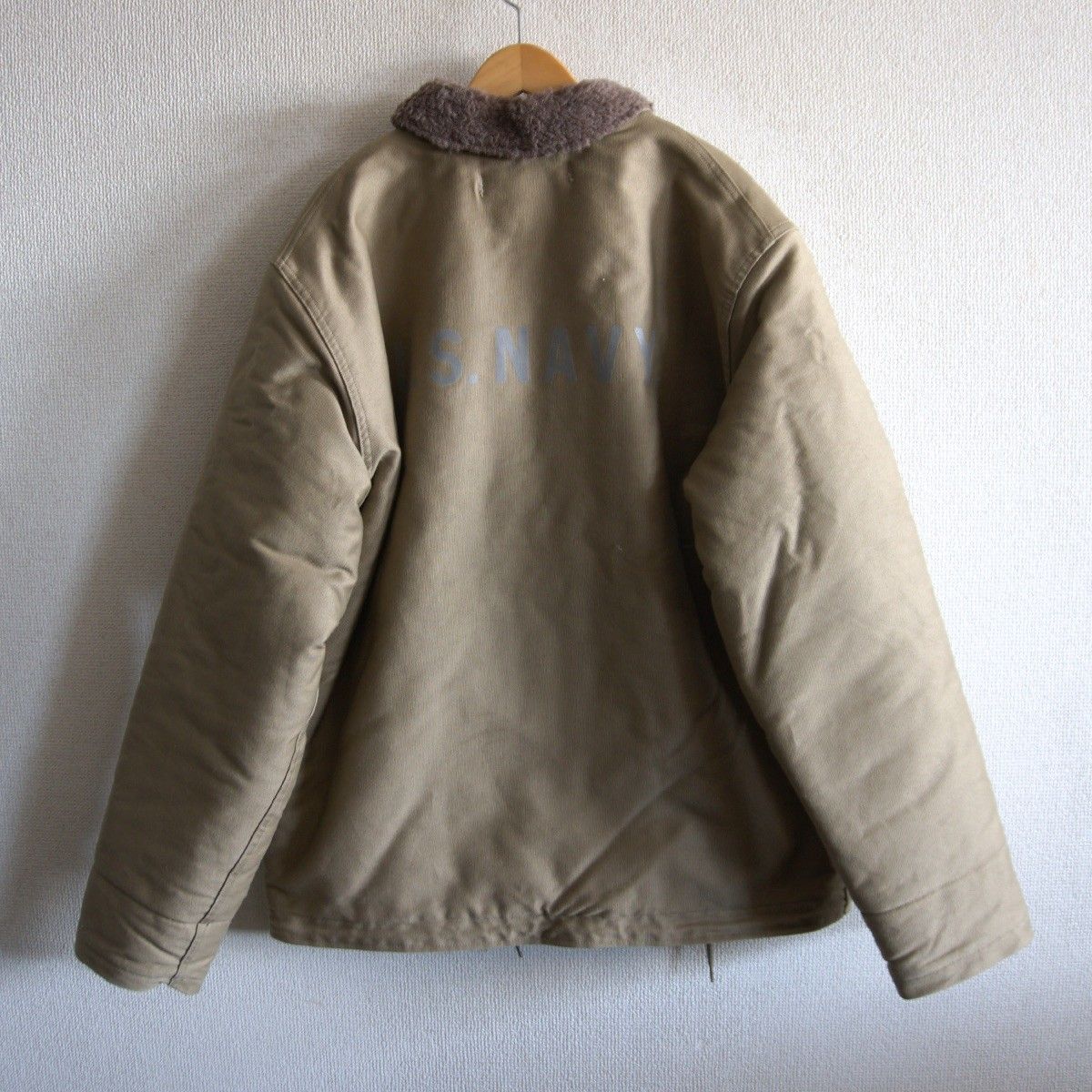 美品】WAREHOUSE【Lot 2181 NAF1168 N-1 WINTER JACKET KHAKI】42