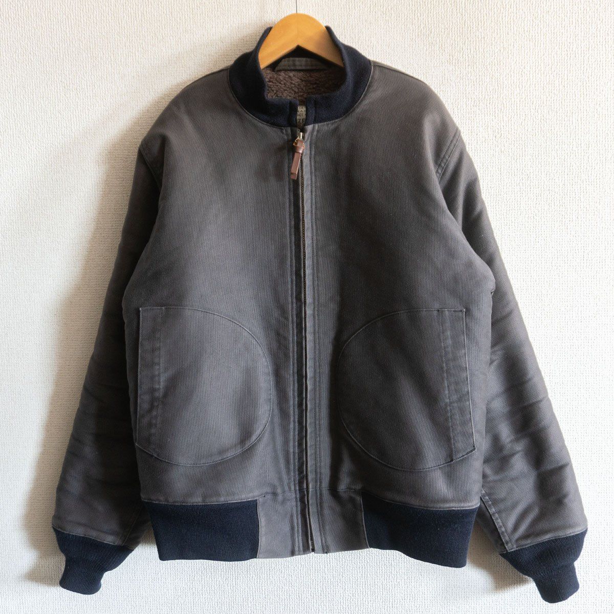 サイズ38 WAREHOUSE 2180 デッキジップジャケット ウエアハウス WAREHOUSE（ウエアハウス） デッキジャケット 2180 [2180] : 佐藤